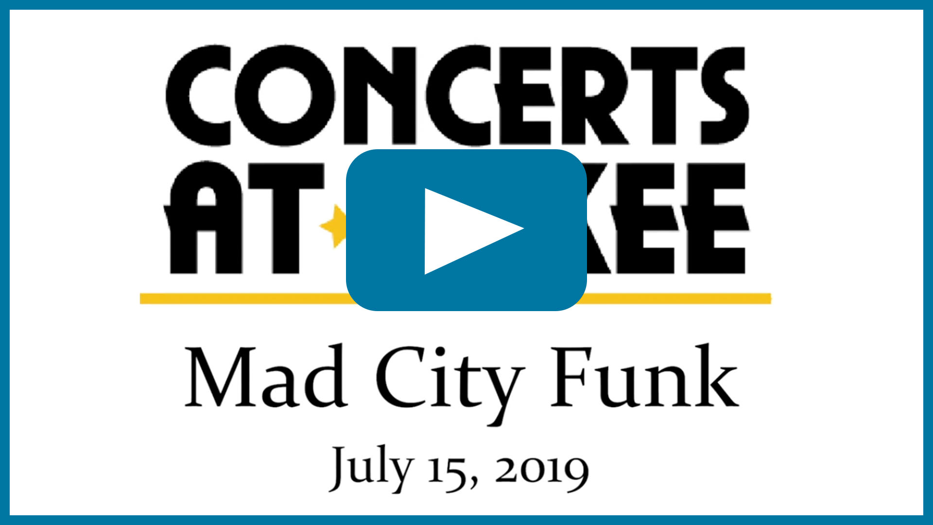 Concerts at McKee: Mad City Funk 7-15-19